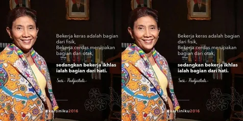 FOTO: Susi Pudjiastuti, Kartini Modern Dengan Kaki Bertato
