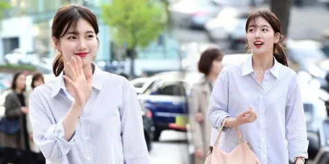 Jadi MC 'Baeksang 2016', Suzy Miss A Tampil Cantik di Red Carpet
