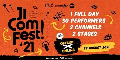 Jakarta International Comedy Festival 'JICOMFEST' Bakal Kembali Hadir 28 Agustus 2021