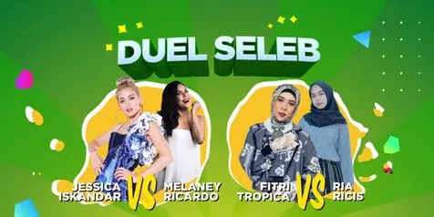 Jedar vs Melaney Ricardo, Siapa Bakal Menang di Tokopedia Semarak Duel Seleb?