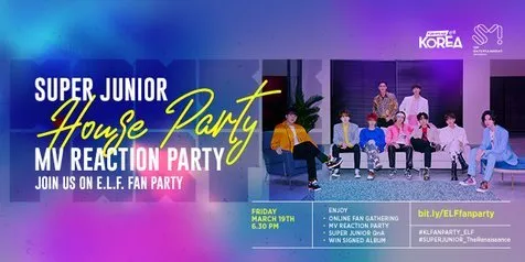 Join Live Streaming E.L.F. FAN PARTY dan Menangkan SIGNED ALBUM Dari SUPER JUNIOR!