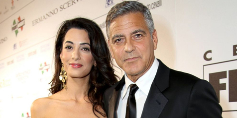 Kabar Bahagia, Amal Clooney Hamil Kembar Anak George 