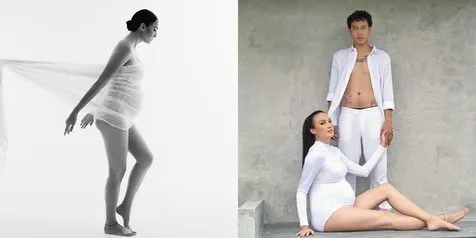 Kebahagiaan Kian Memuncak, Intip 9 Potret Maternity Shoot Nadine Chandrawinata - Kemesraan yang Intim dan Bikin Netizen Auto Gagal Fokus