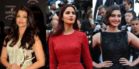 Keren! Aishwarya, Katrina & Sonam Pose Bareng 3 Bintang Hollywood