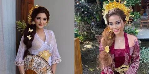 Kompak Sama Cantiknya Ini 8 Adu Gaya Liburan Ashanty Dan Aurel Hermansyah Saat Kenakan Baju Adat Bali Kapanlagi Com