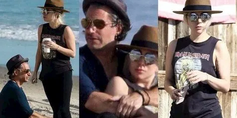 Umbar Kemesraan, Lady Gaga & Christian Carino Pacaran Di Malibu