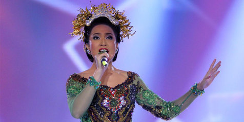 Lea Simanjuntak Bawa Janger Di Miss World 2013 KapanLagi com
