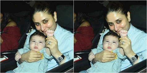 Lucunya Taimur Ali Khan Anak Kareena Kala Bermain Ayunan Di Rumah Kapanlagi Com