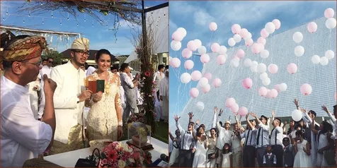 Mengintip Indahnya Perkawinan Revalina S Temat di Uluwatu Bali