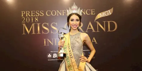 Nadia Purwoko Wakil Bengkulu Dinobatkan Sebagai Miss Grand Indonesia 2018