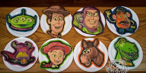 Ngiler! Saat Karakter Pixar Favoritmu Dibentuk Jadi Pancake