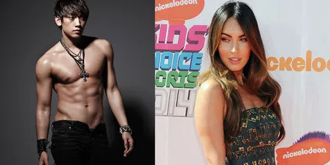 Obsesi Megan Fox Lihat Tubuh Atletis Aktor Korea Rain?
