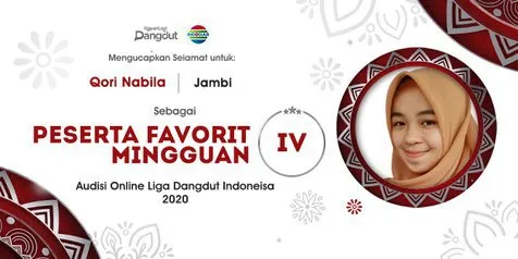 Pengumuman Peserta Favorit Audisi Online LIDA 2020 Minggu Keempat