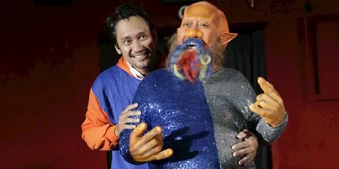 Perankan Alien di 'GILA LU NDRO!', Indro Warkop Tersiksa Pakai Make Up Prostetik