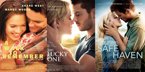 Ryan Gosling | Poster-Poster Film Adaptasi Novel Nicholas Sparks Ini