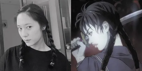 Potret Cantik Krystal f(x) Ini Disebut Mirip Vampir dalam Anime