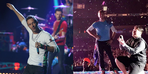 Pria Indonesia Ini Lamar Kekasih di Konser Coldplay Melbourne!