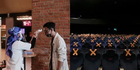 Protokol Kesehatan di Bioskop, Cek Suhu Badan - Duduk Berjarak