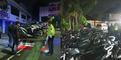 Puluhan Joki Dan Sepeda Motor Peserta Balap Liar Diangkut Ke Polresta ...