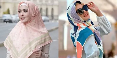 Punya Brand Sendiri, Syahrini dan Luna Maya Sama-Sama Jualan Scarf