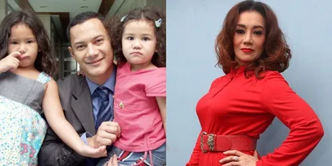 Reza, Adjie Massaid, dan kedua putrinya