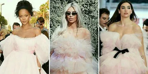 Rihanna - Kim - Dua Lipa Dalam Dress Tule Baby Pink, Siapa Yang Paling OK?