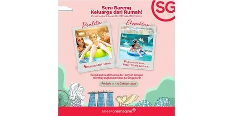 Sebelum Kembali Berlibur ke Singapura, Yuk #ImajinasikanLiburanSG dan Dapatkan Hadiahnya!