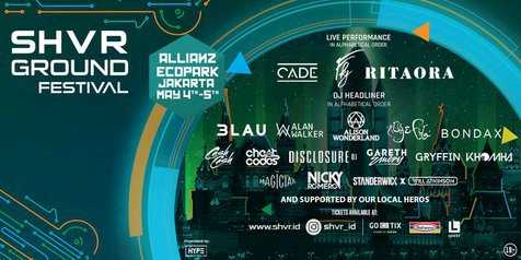 SHVR Ground Festival 2018 Ajak Partygoers Berpesta EDM 