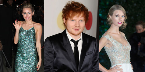Sindir Miley Cyrus, Ed Sheeran: Tweking Untuk Penari Telanjang