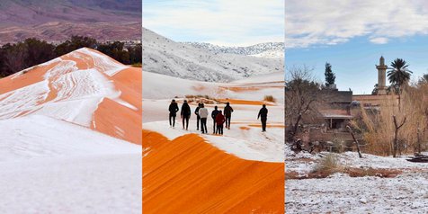 'Snow On The Sahara', Fenomena Cuaca Unik Wujudkan Lagu Anggun?