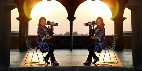 Tak Mau Ketinggalan, Ini Lho Gerhana Versi Ibu Ani Yudhoyono
