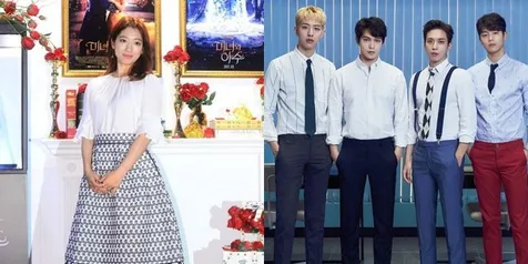 Tak Peduli Gosip, Park Shin Hye Datang ke Konser CN Blue