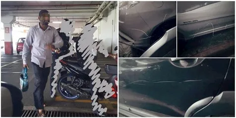 Tak Terima Ditolak Saat Jualan, Seorang Sales Rusak Mobil Orang