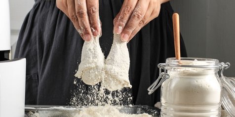 Vitamin Seasoning Flour, Not Just Thumbs Up