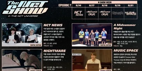 THE NCT SHOW Kembali dengan Konten Seru untuk Bulan Agustus