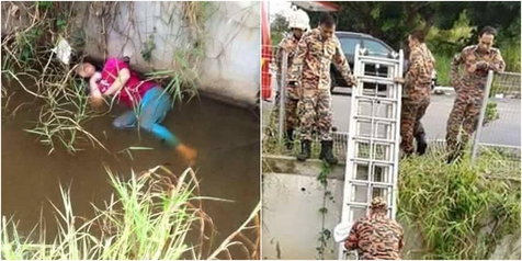 Tiduran di Parit, Tubuh Cewek Ini Disangka Mayat Oleh Polisi