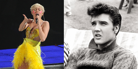 Twerking Miley Cyrus Terinspirasi Elvis Presley?