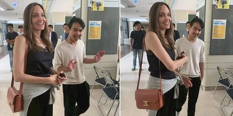 Usai Antarkan Maddox Kuliah di Korea, Angelina Jolie Jalan Bareng Pax