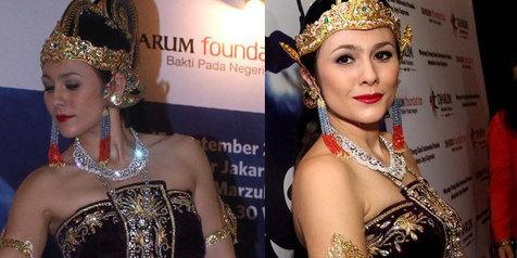 Wulan Guritno Pamer Otot di 'Wayang Orang Arjuna Galau 