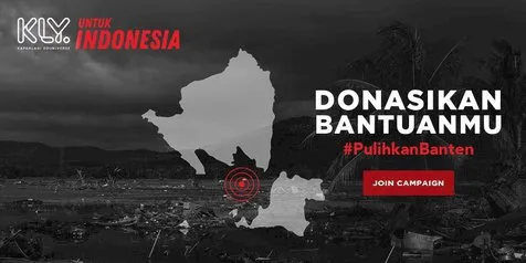 Yuk! Ini Saat Yang Tepat Untuk Kamu Membantu Korban Tsunami Selat Sunda Bareng KLY