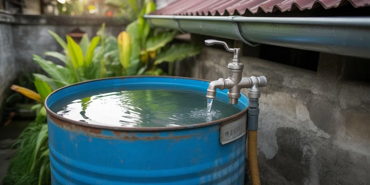  5 Langkah Sulap Drum Bekas Jadi Penampung Air Hujan dan Hemat Tagihan PDAM 