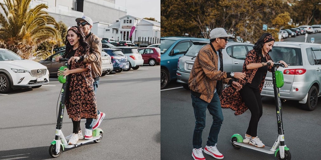 5 Moments of Mutia Ayu Remembering Riding a Scooter Together with the Late Glenn Fredly, There's a Hidden Message that Touches Netizens