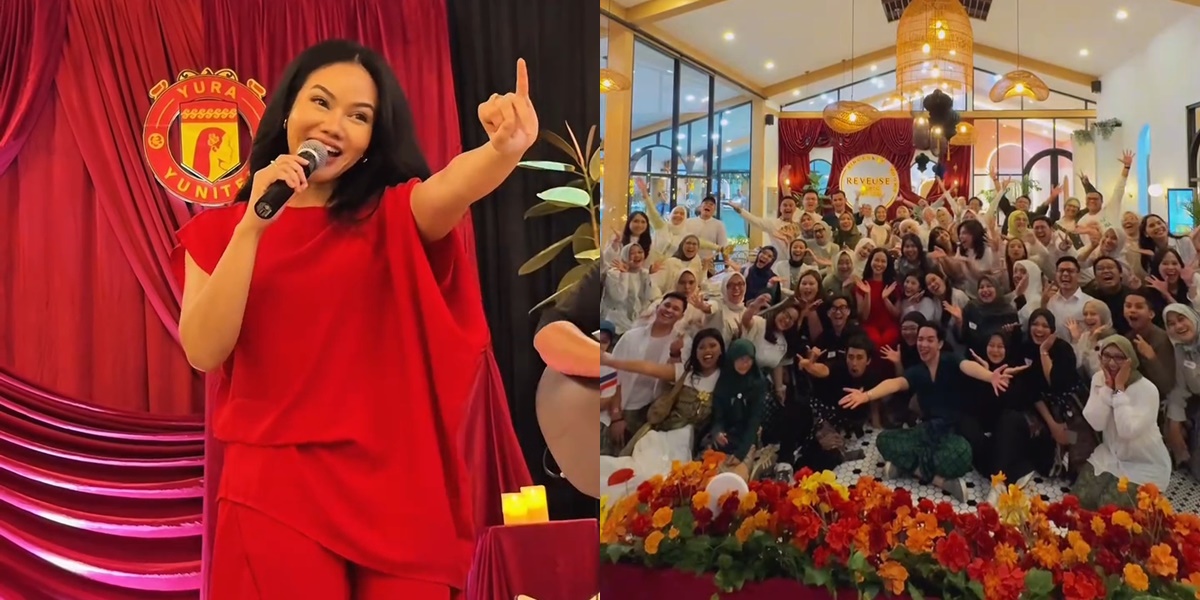 5 Moments of Yura Yunita Breaking Fast with Fans, Dressed in All White