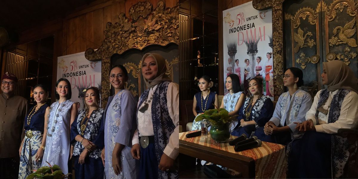 5 Indonesian Diva Singers Collaborate on a Song Titled 'Damai' by Guruh Soekarnoputra