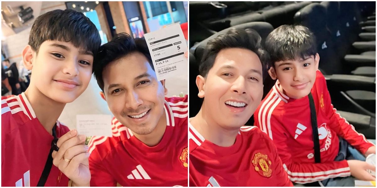 5 Photos of Sonny Septian and Faaz Spending Quality Time Together in Matching Jerseys