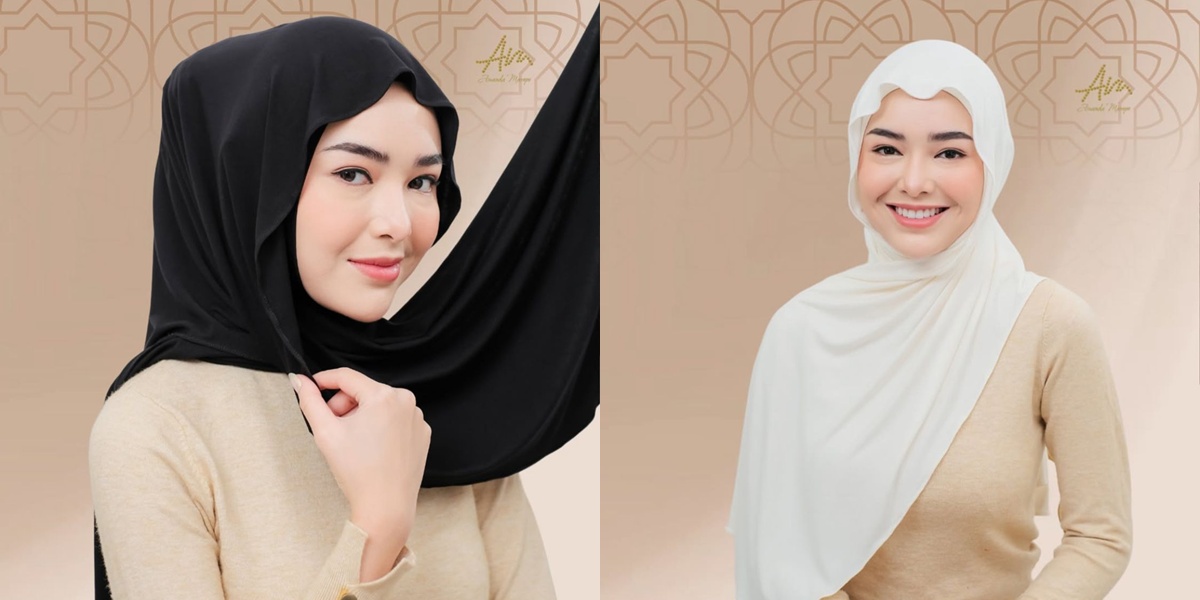 6 Portraits of Amanda Manopo as a Hijab Model for Her New Business, Looking Beautiful and Elegant