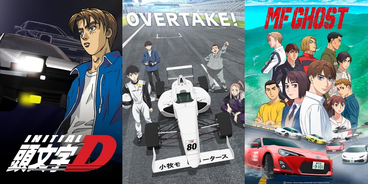 Manga chillwave panorama from 1990s anime OVA with car racing on Craiyon