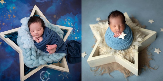 7 Adorable Newborn Photo Styles of Vanessa Angel and Cut Meyriska's Equally Handsome Babies