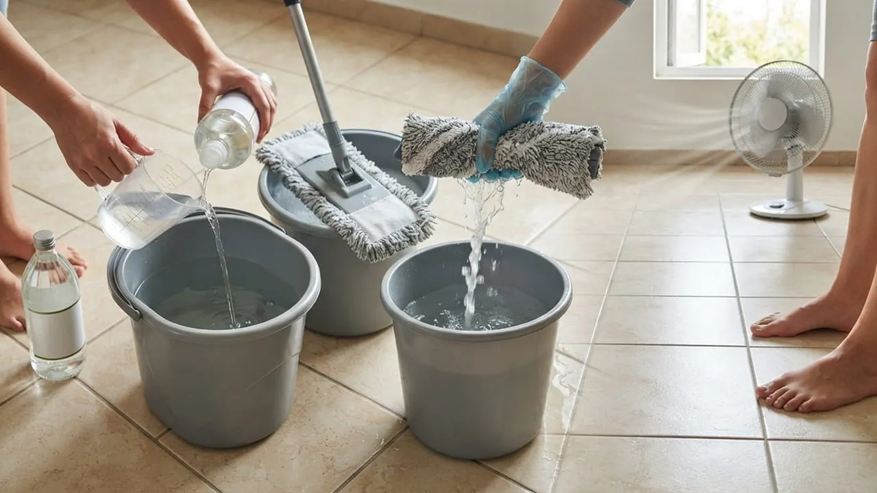 7 Ways to Overcome Sticky Floors After Mopping, Clean & Dry