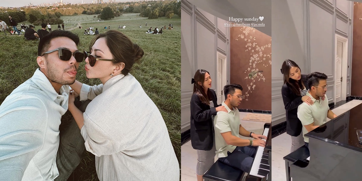 7 Romantic Moments of Jessica Mila with Yakup Hasibuan, Singing Accompanied by Her Husband on the Piano